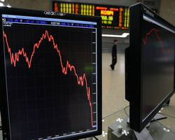 Фондовая биржа Дубая вчера закрылась крупным падением